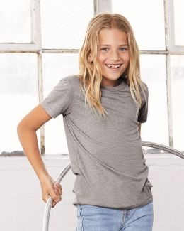 BELLA + CANVAS-Youth Triblend Tee-3413Y